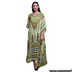 Phagun Tribal African Long Caftan Maxi Dress Beach Swimwear Cover up Womens Kaftan Light Yellow B07M6XQ7XH